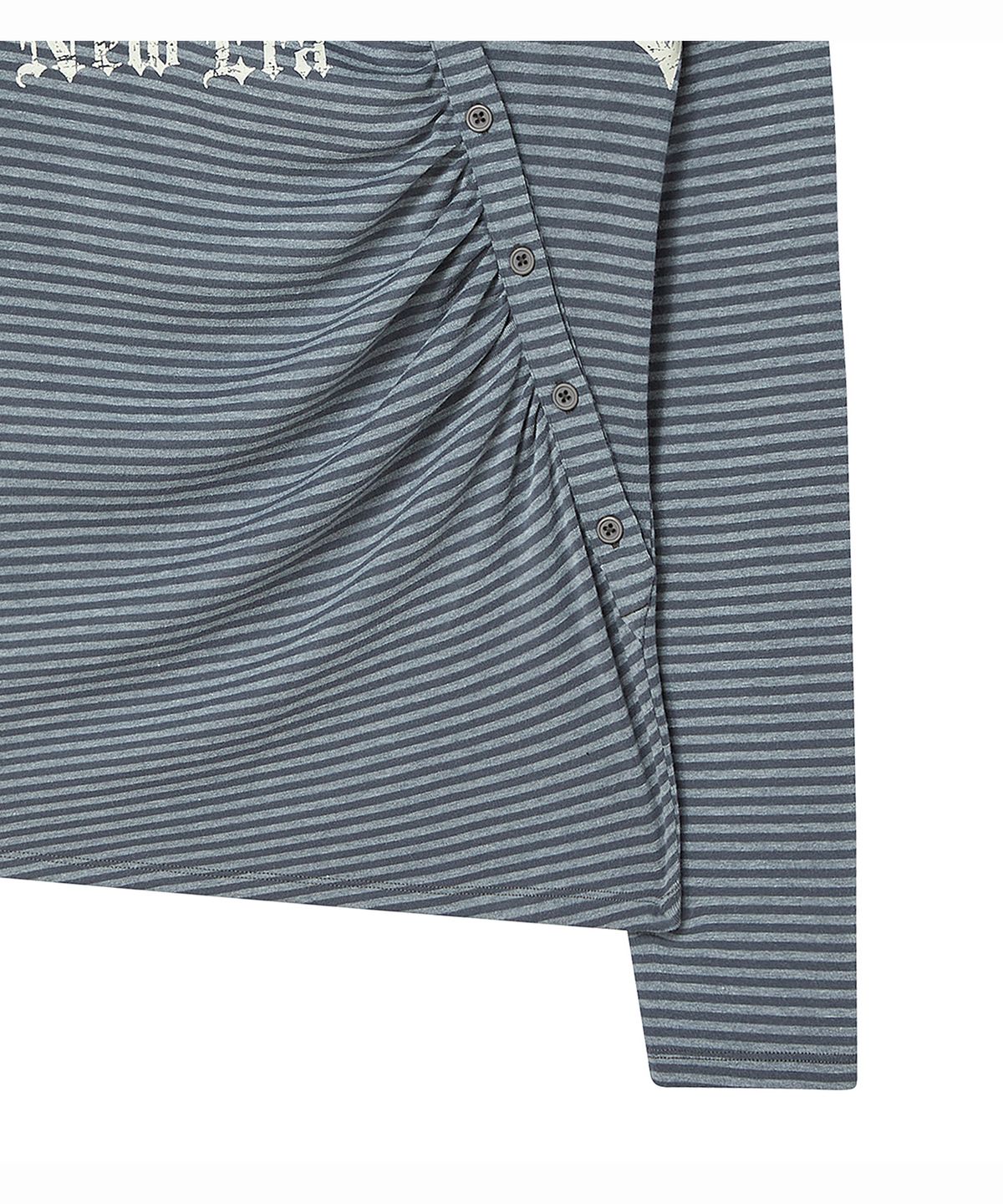 프렌다(PRENDA) HERALD GRAPHIC HOODED LONG SLEEVE GRAY