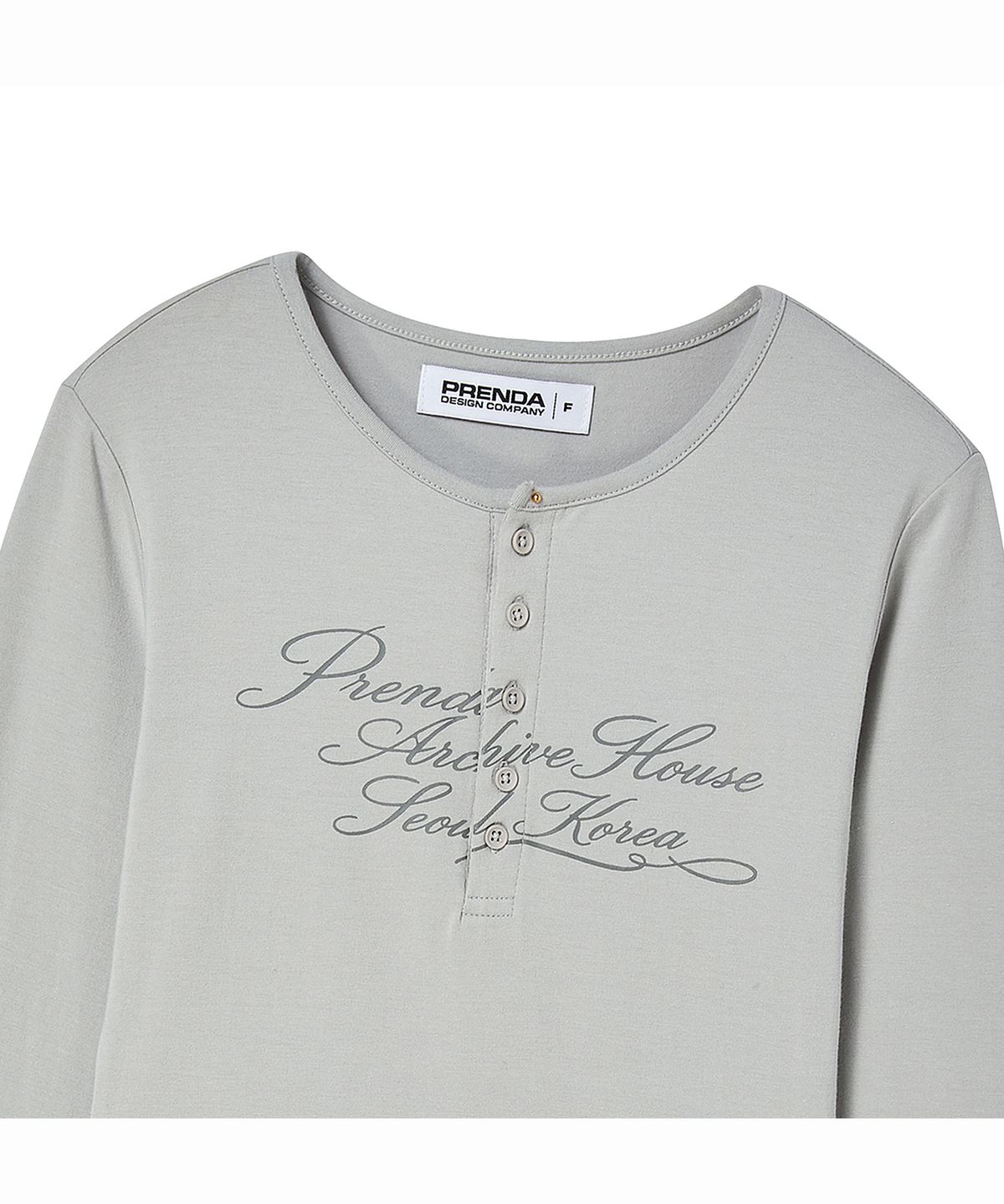 프렌다(PRENDA) ARCHIVE ATELIER LAYERED LONG SLEEVE GRAY