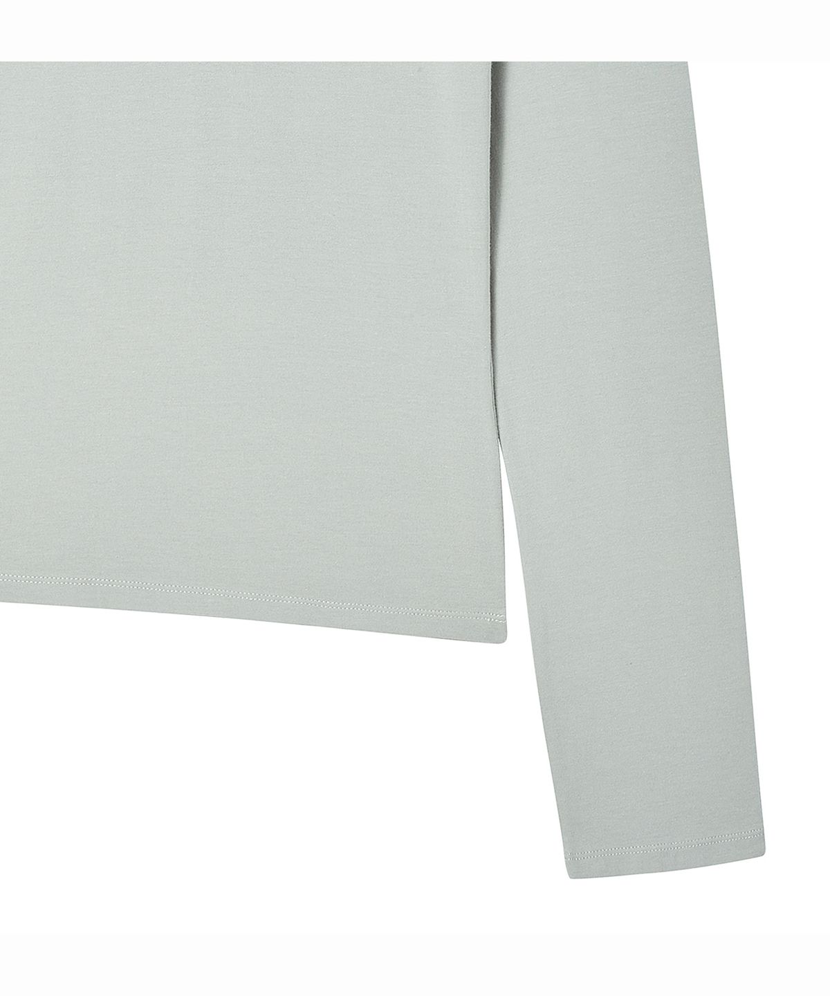 프렌다(PRENDA) LOGO EMBLEM POLO LONG SLEEVE GRAY
