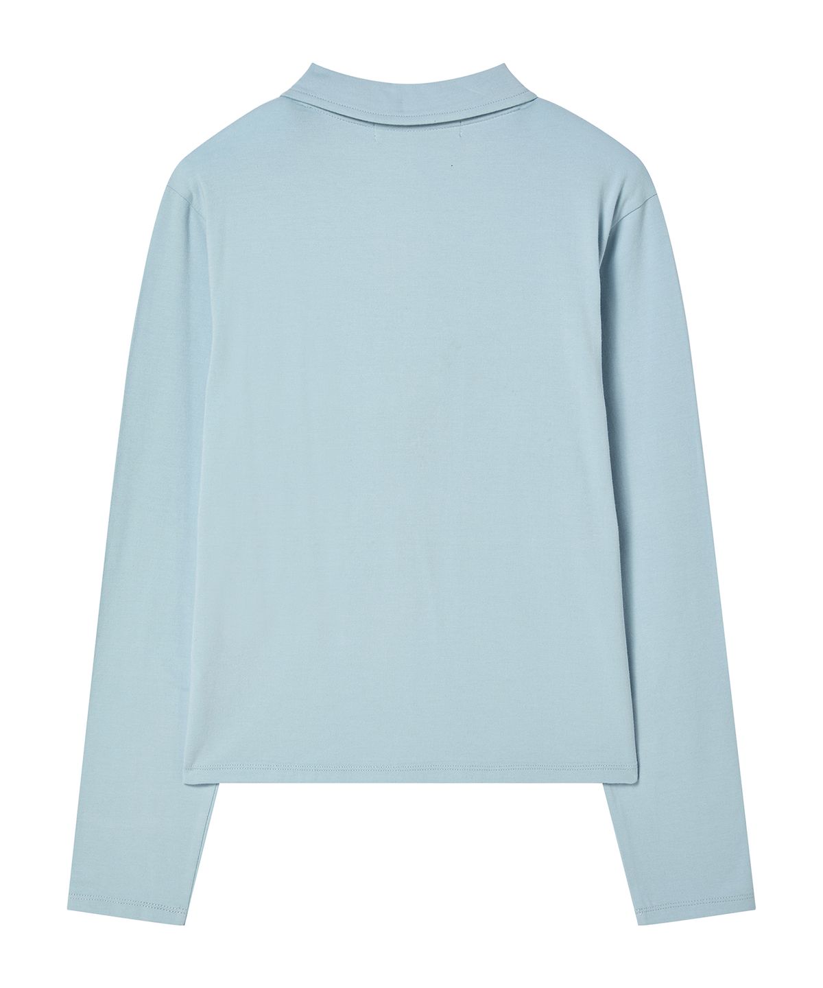프렌다(PRENDA) NOT YOUR ANGEL POLO LONG SLEEVE SKY BLUE