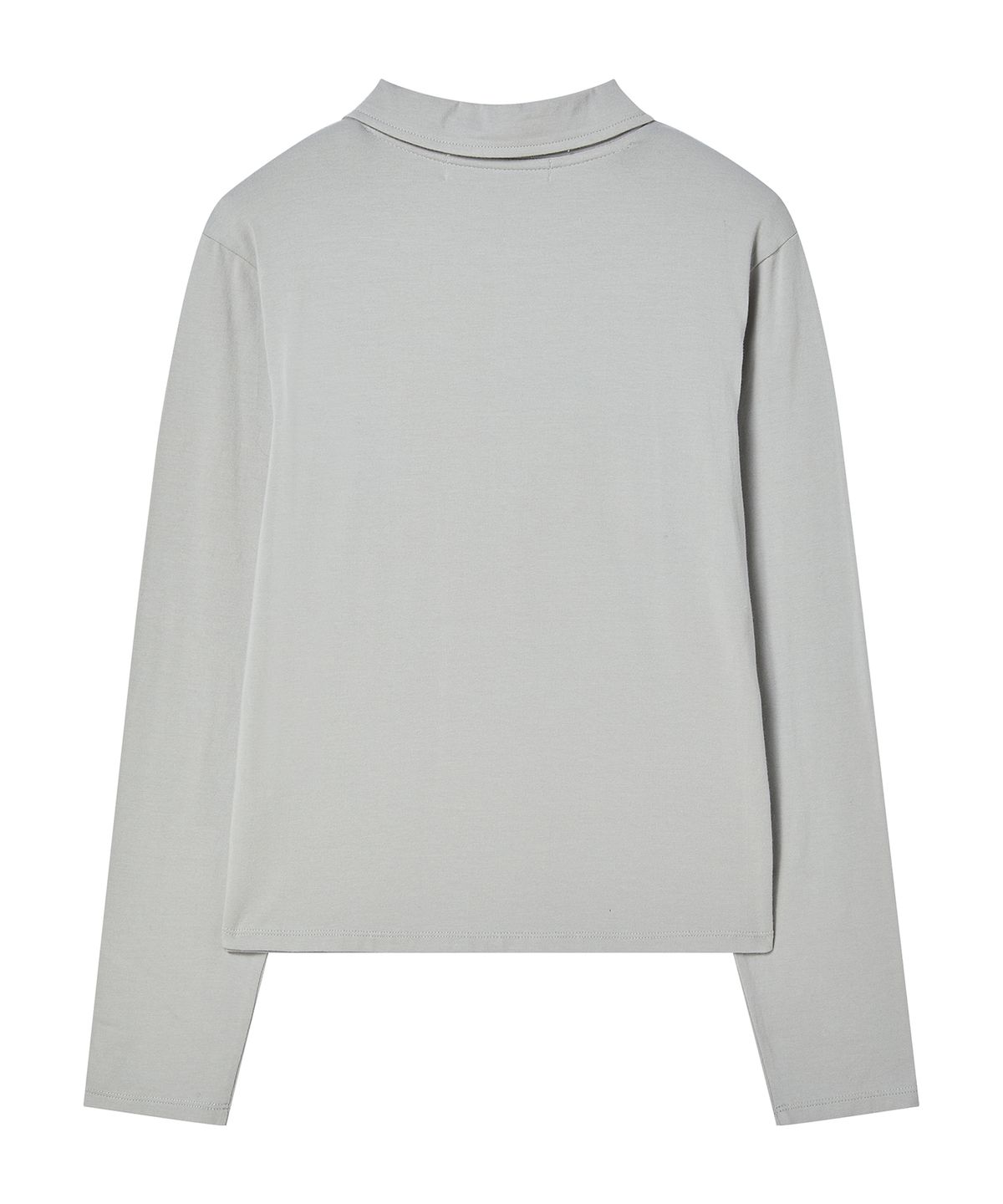 프렌다(PRENDA) NOT YOUR ANGEL POLO LONG SLEEVE GRAY
