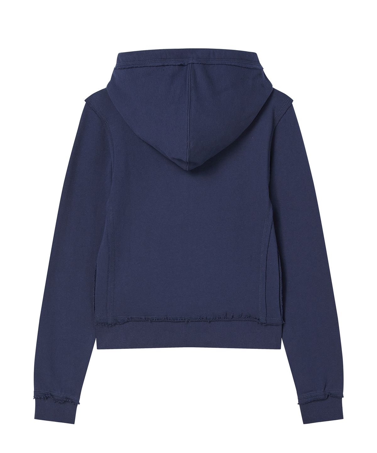 프렌다(PRENDA) ARCHIVE LETTERING HOOD ZIP UP NAVY