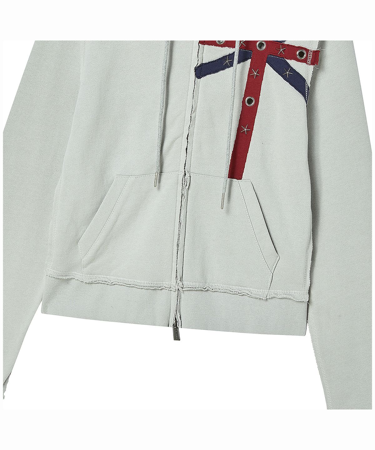 프렌다(PRENDA) STAR UNION HOOD ZIP UP GRAY