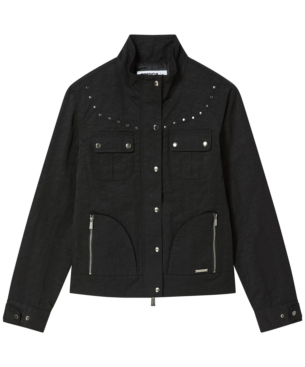 프렌다(PRENDA) ARC-YOKE MULTI POCKET JACKET BLACK