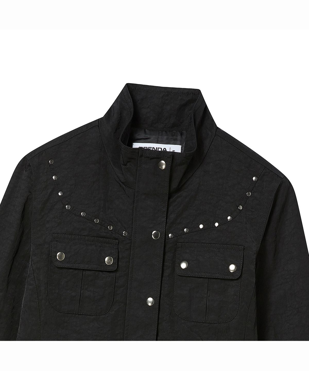 프렌다(PRENDA) ARC-YOKE MULTI POCKET JACKET BLACK