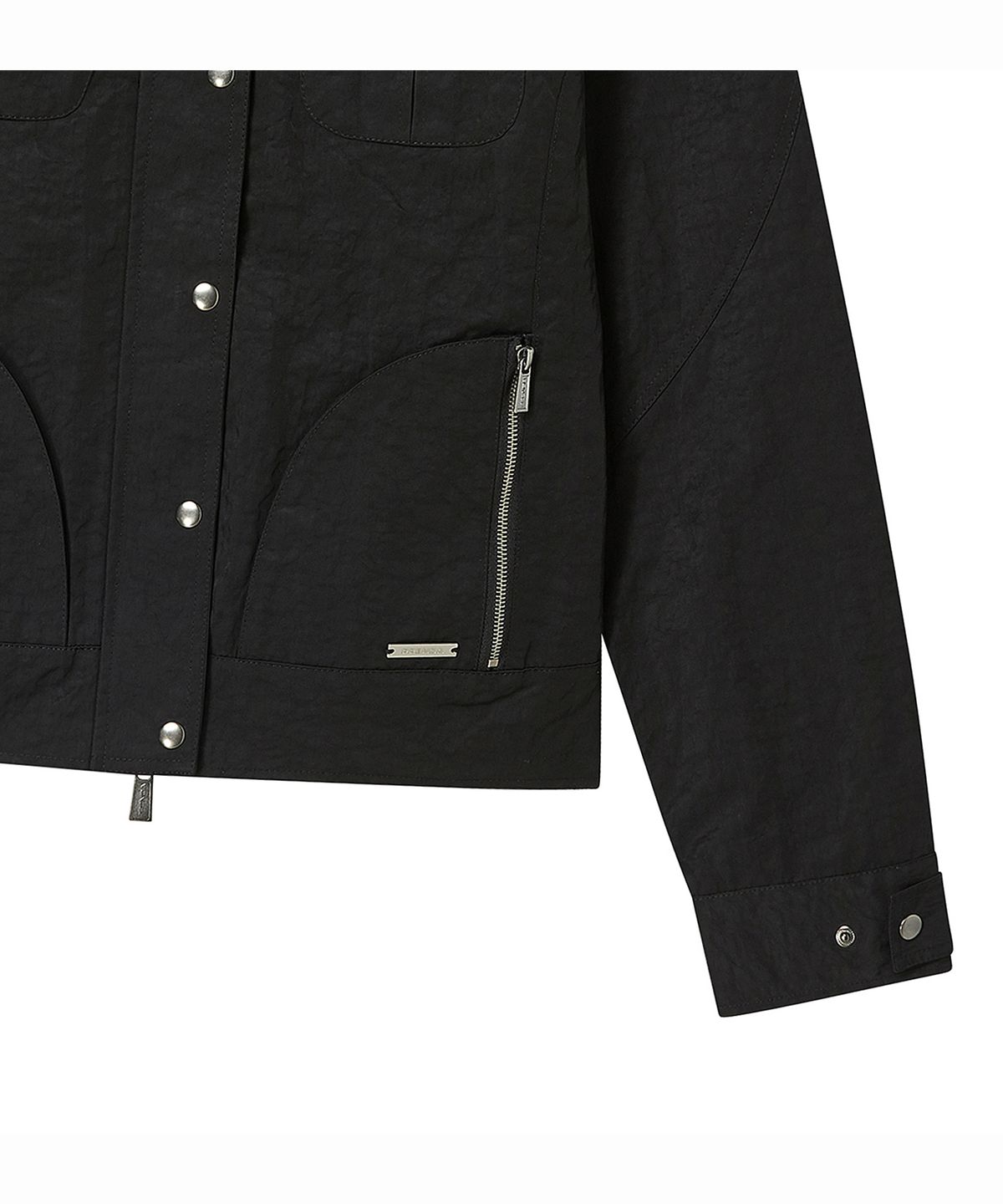 프렌다(PRENDA) ARC-YOKE MULTI POCKET JACKET BLACK