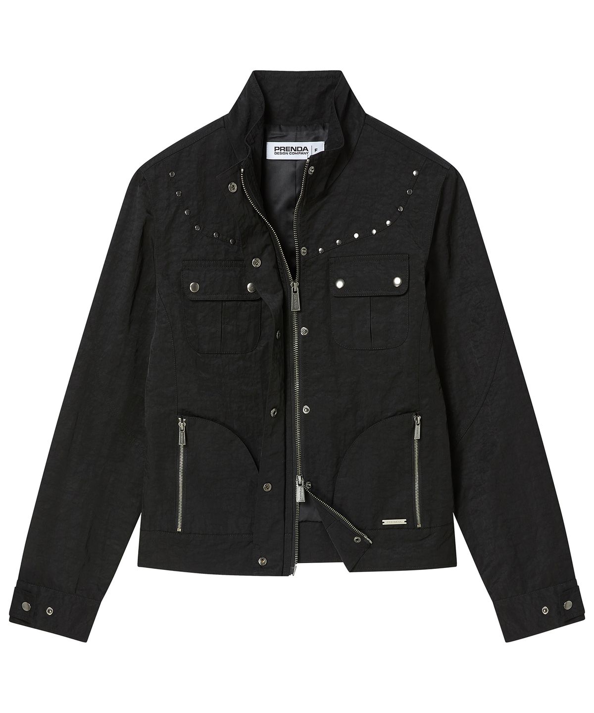 프렌다(PRENDA) ARC-YOKE MULTI POCKET JACKET BLACK