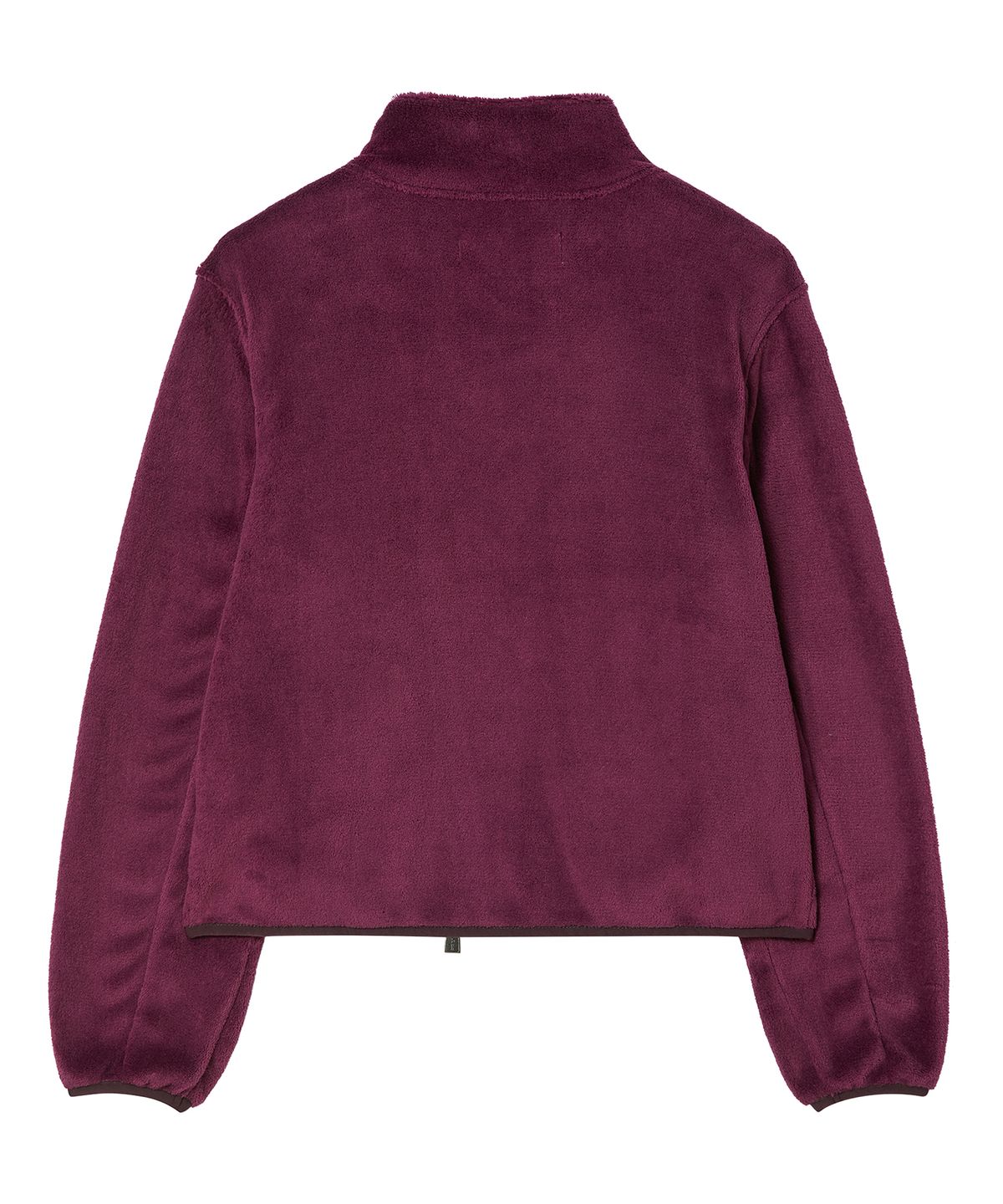 프렌다(PRENDA) ASYMMETRIC THERMAL SHELL FLEECE ZIP UP PURPLE