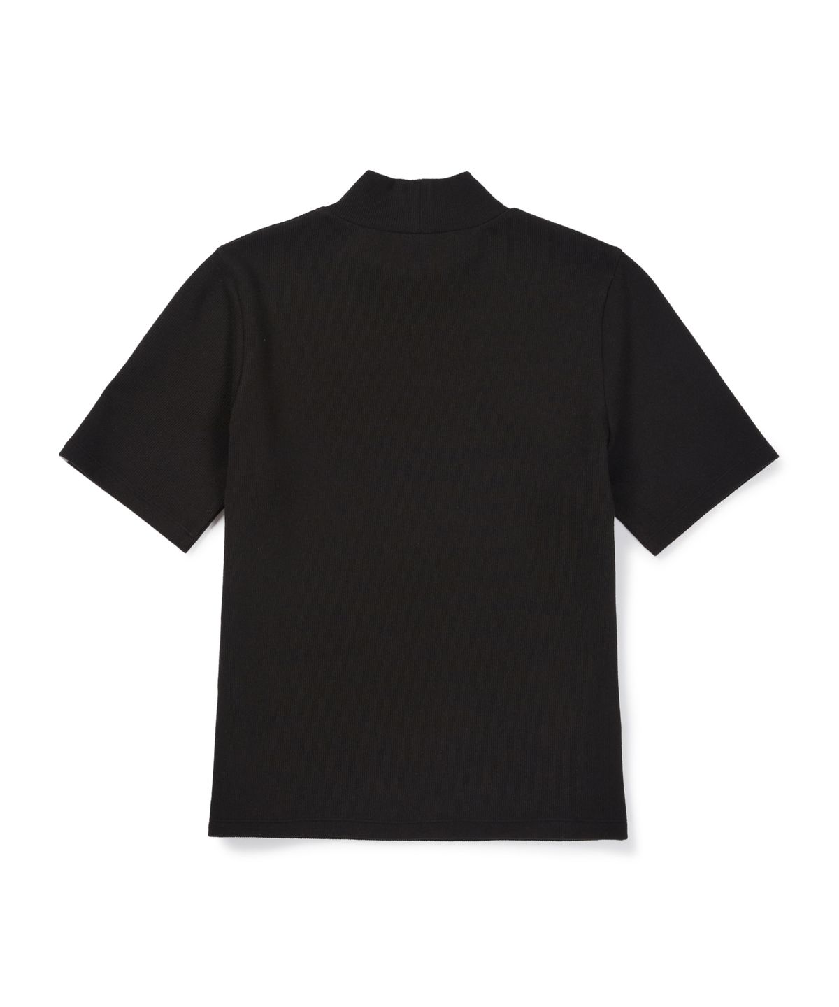 스노우피크 어패럴(SNOWPEAK APPAREL) 골지 여성 모크넥 반팔 티셔츠 (S26FWFTS31) Black