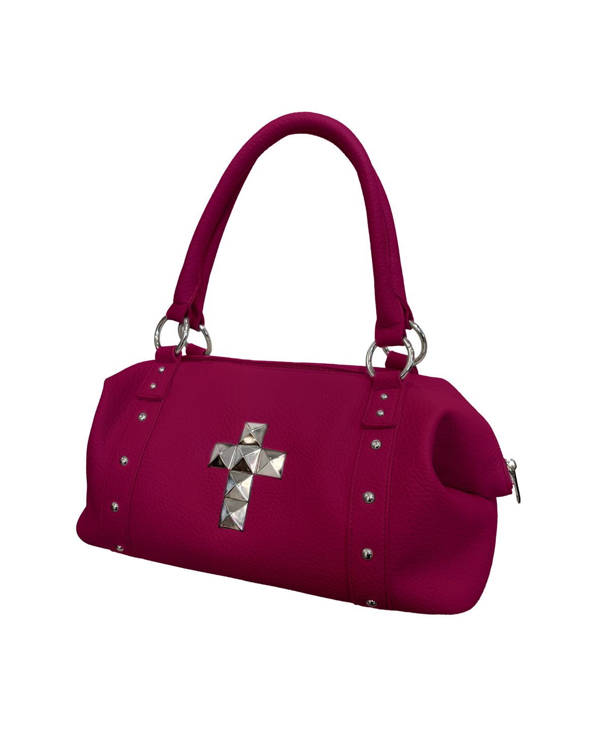파시온(PASION) 세인트 스퀘어 스터디 백_딥 핑크 Saint Square Study Bag_Deep Pink