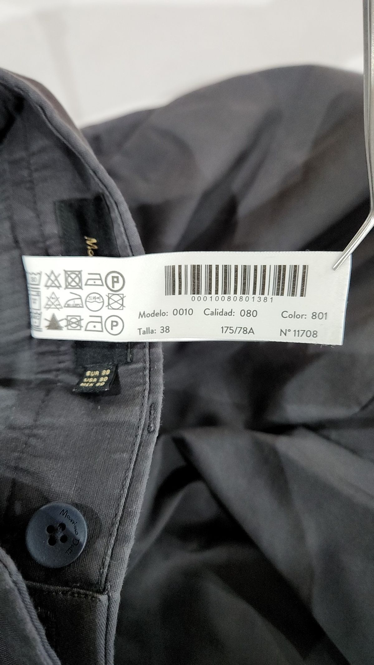 마시모두띠(Massimo dutti) 코튼 팬츠 38