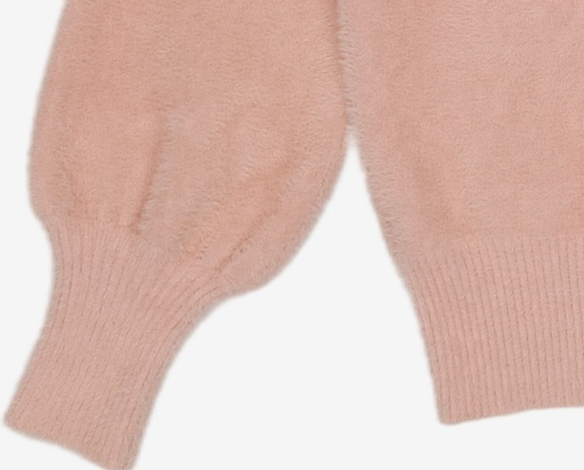 룩캐스트(LOOKAST) 핑크 스퀘어넥 니트 / PINK SQUARE NECK KNIT ONE SIZE