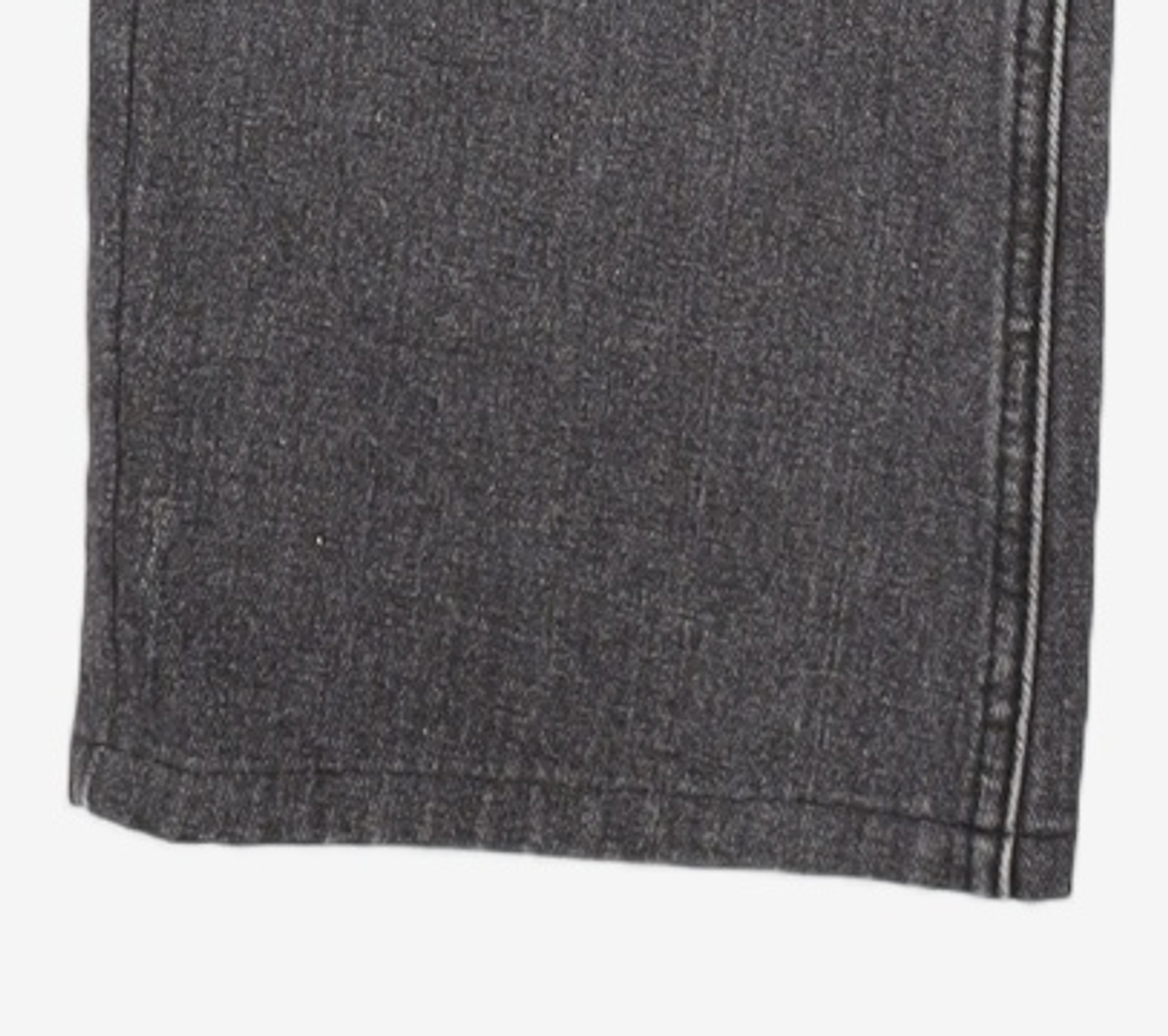 노매뉴얼(NOMANUAL) SOFT FLARE DENIM PANTS - WASHED BLACK XL