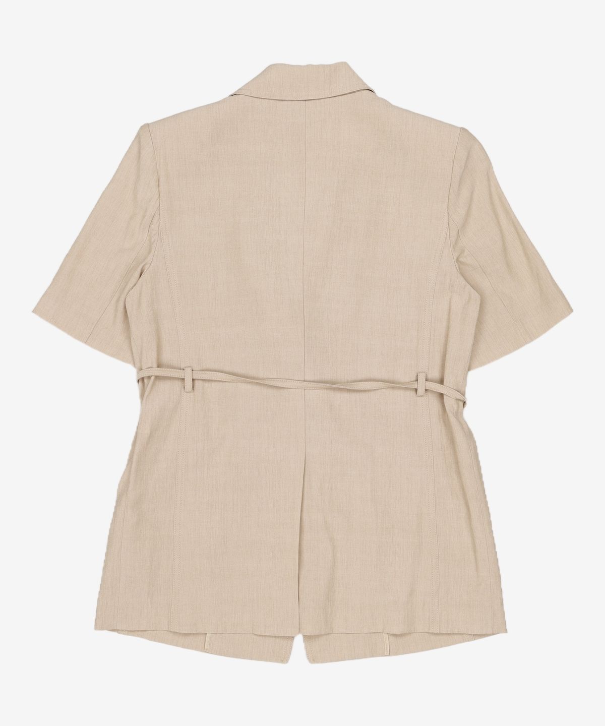 미쏘(MIXXO) 테일러드 벨티드 반팔 자켓 RE JKF50PB_MIWJKF70QB S
