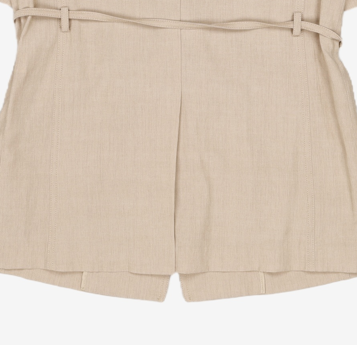 미쏘(MIXXO) 테일러드 벨티드 반팔 자켓 RE JKF50PB_MIWJKF70QB S