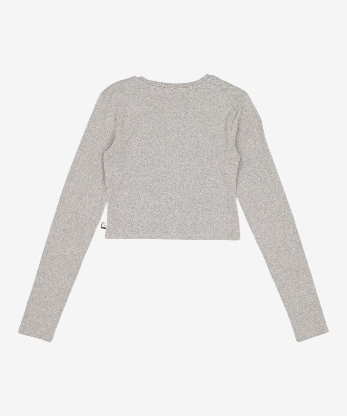 유희(YOUHEE) YOUHEE LETTERING LONG SLEEVE MELNANGE GREY FREE