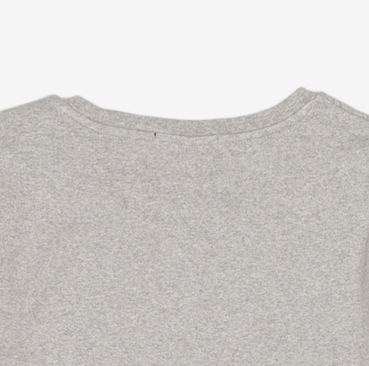 유희(YOUHEE) YOUHEE LETTERING LONG SLEEVE MELNANGE GREY FREE