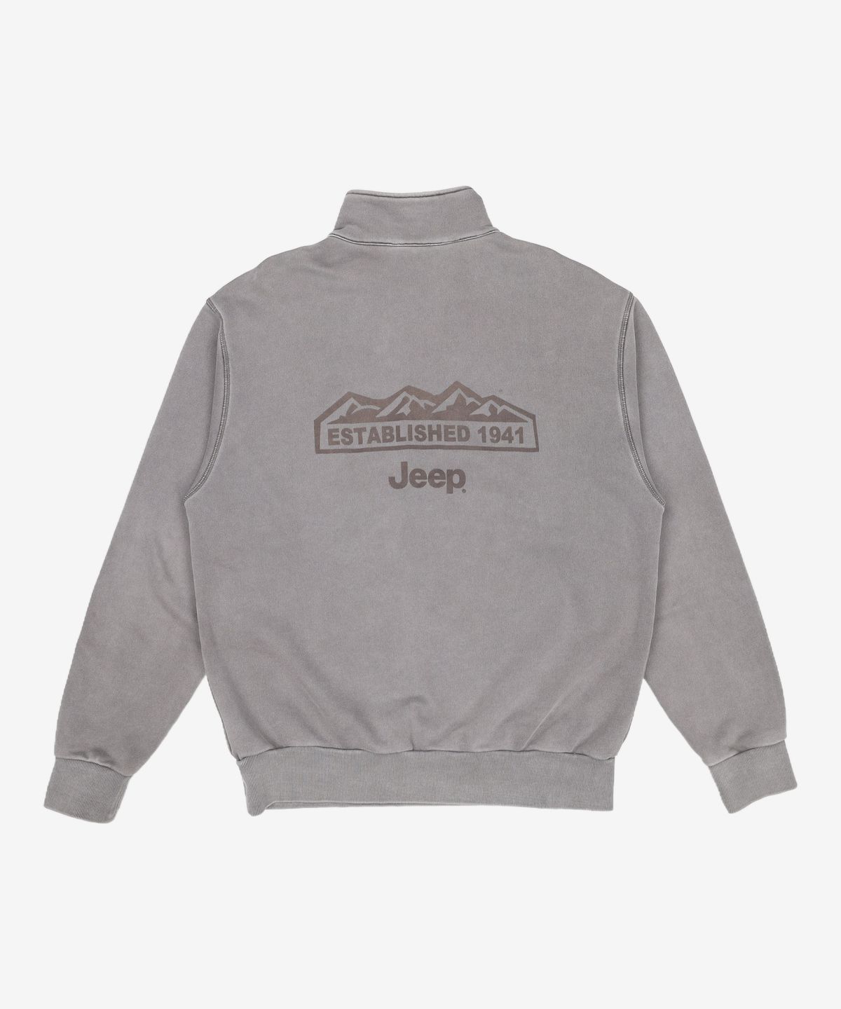 지프(JEEP) 피그먼트 M-Logo 오버핏 하프집업 맨투맨 3 color (JP5TSU639) M