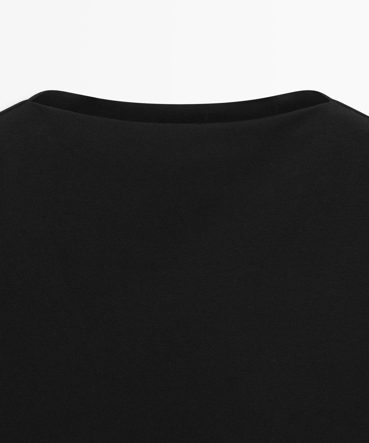 마시모두띠(MASSIMO DUTTI) 코튼 혼방 하이넥 티셔츠