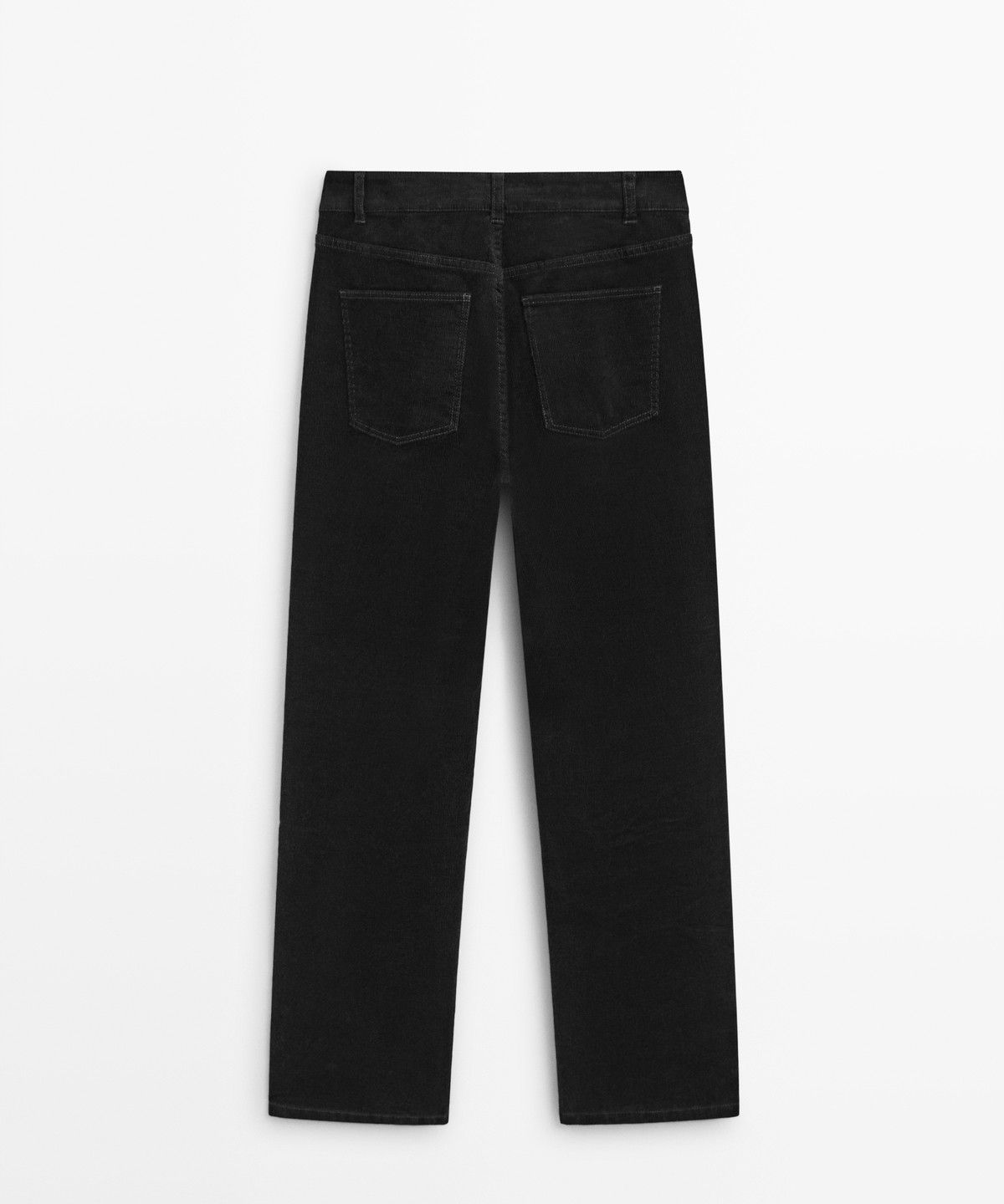 마시모두띠(MASSIMO DUTTI) 미드라이즈 슬림 스트레이트 코듀로이 팬츠
