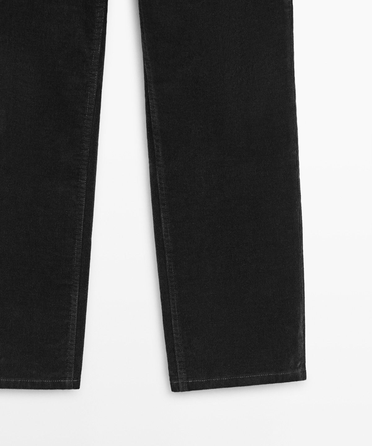 마시모두띠(MASSIMO DUTTI) 미드라이즈 슬림 스트레이트 코듀로이 팬츠