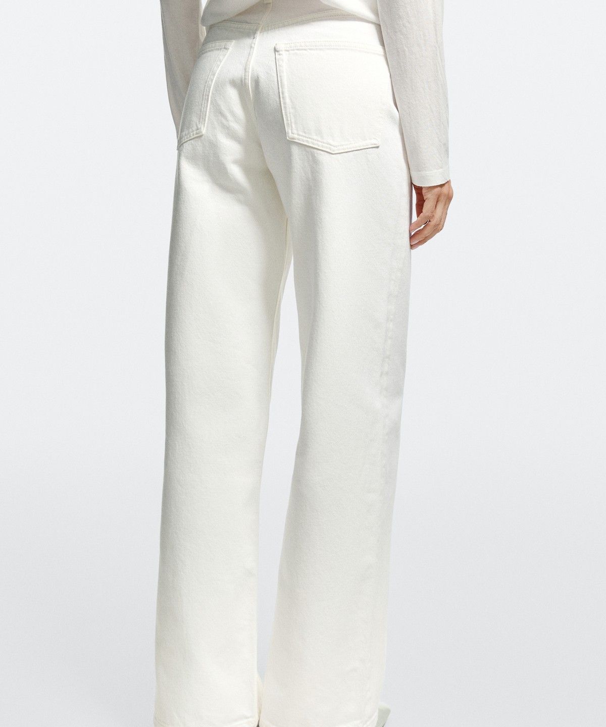 마시모두띠(MASSIMO DUTTI) 하이라이즈 와이드 레그 진