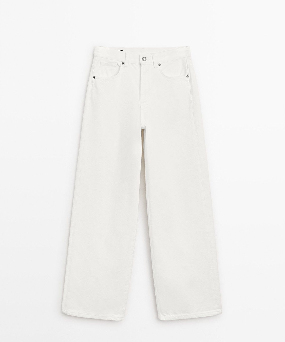마시모두띠(MASSIMO DUTTI) 하이라이즈 와이드 레그 진