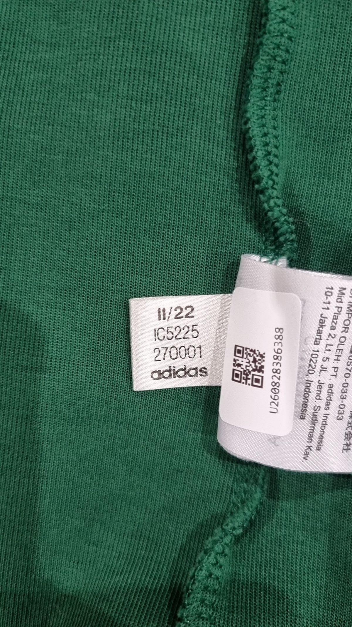 아디다스(ADIDAS) 폴로 셔츠 드레스 - 그린:화이트 / IC5225 M