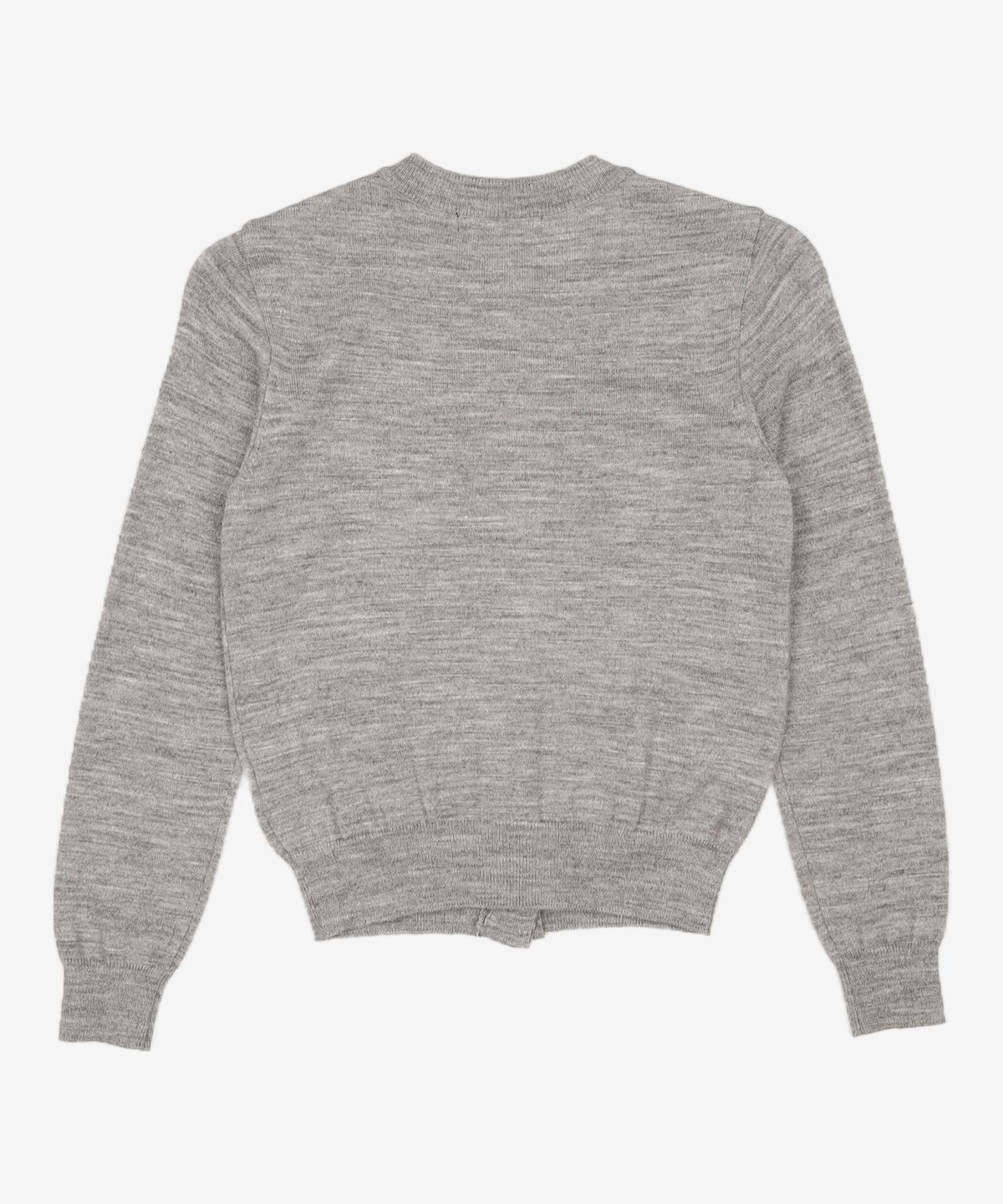 오아이오아이 컬렉션(OIOI COLLECTION) BASIC PATCH KNIT CARDIGAN (WOMEN) [GREY] FREE
