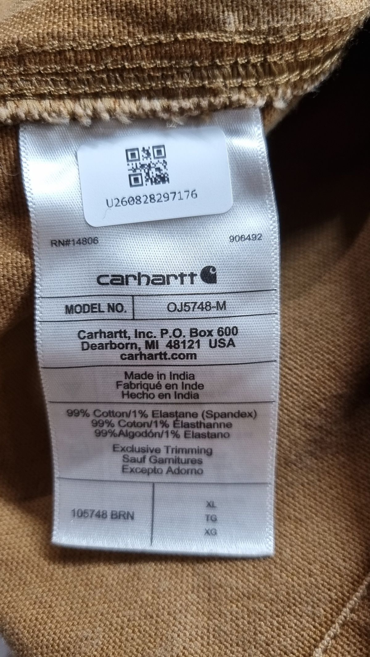 칼하트(CARHARTT) 기타 점퍼/재킷 XL