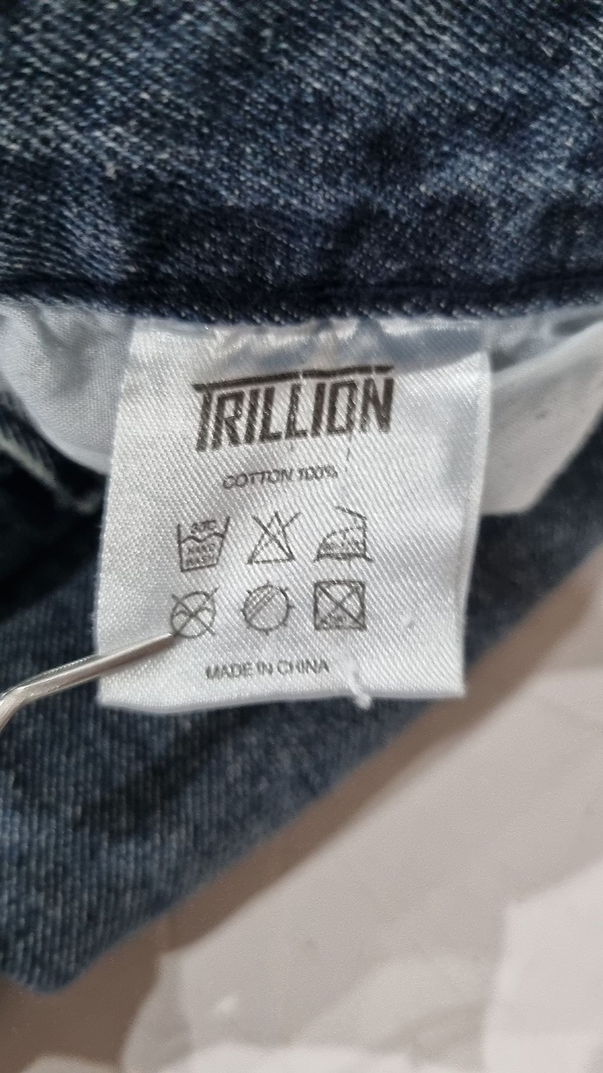 트릴리온(TRILLION) 청/데님 팬츠 M