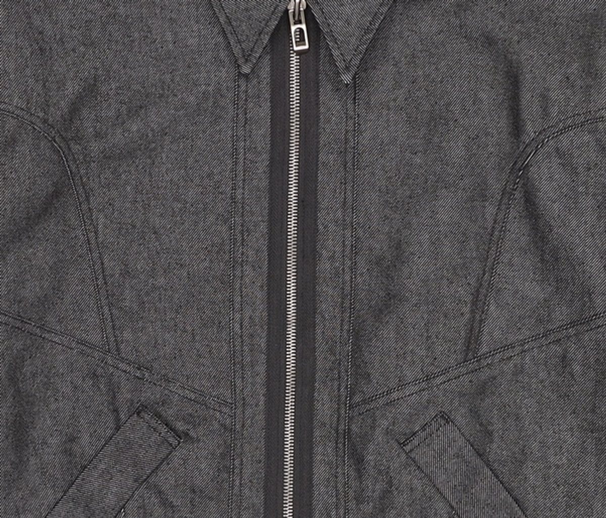 메종미네드(MAISON MINED) LUSTER COMEOUT DENIM TRUCKER BLACK L