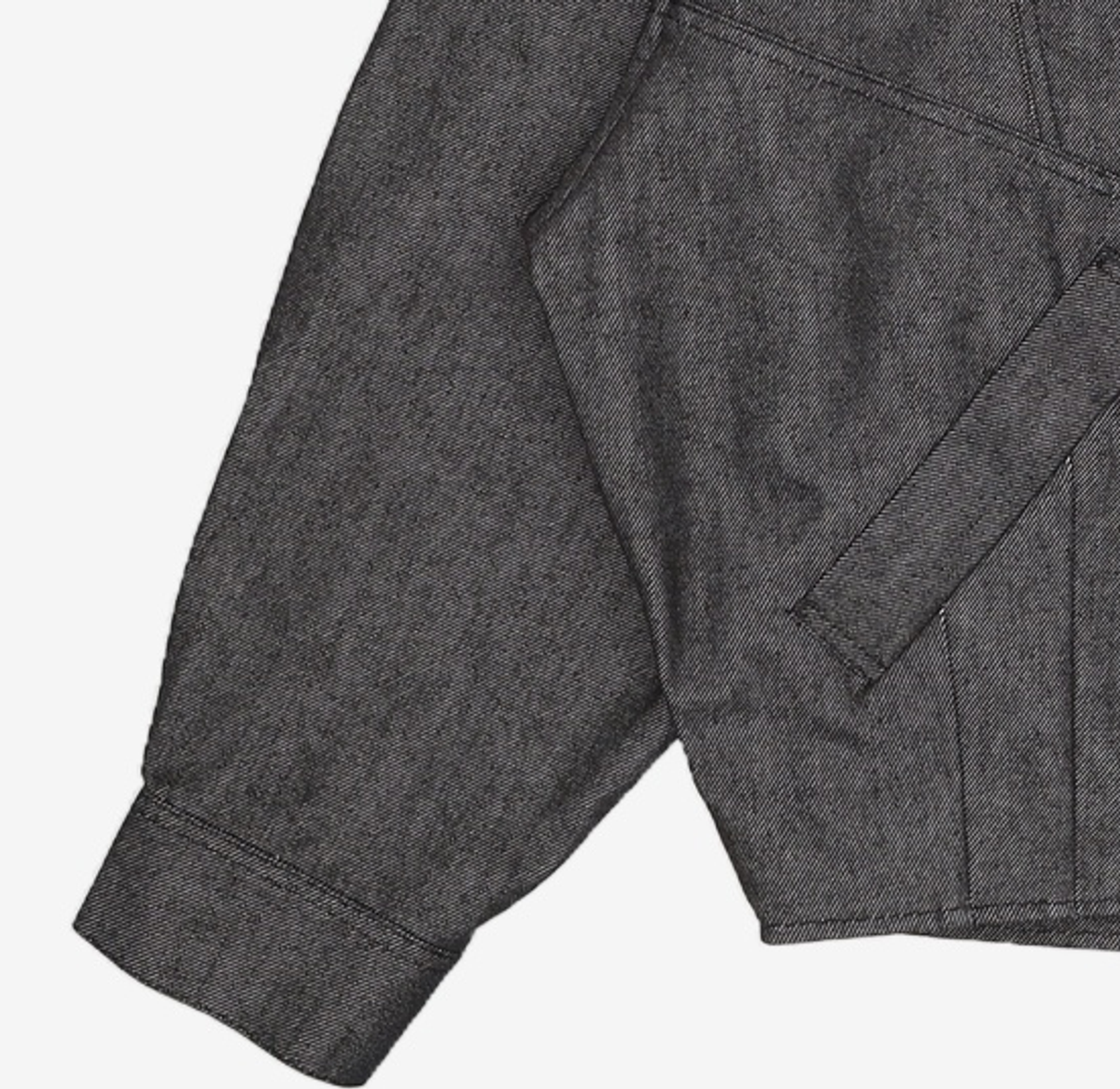 메종미네드(MAISON MINED) LUSTER COMEOUT DENIM TRUCKER BLACK L