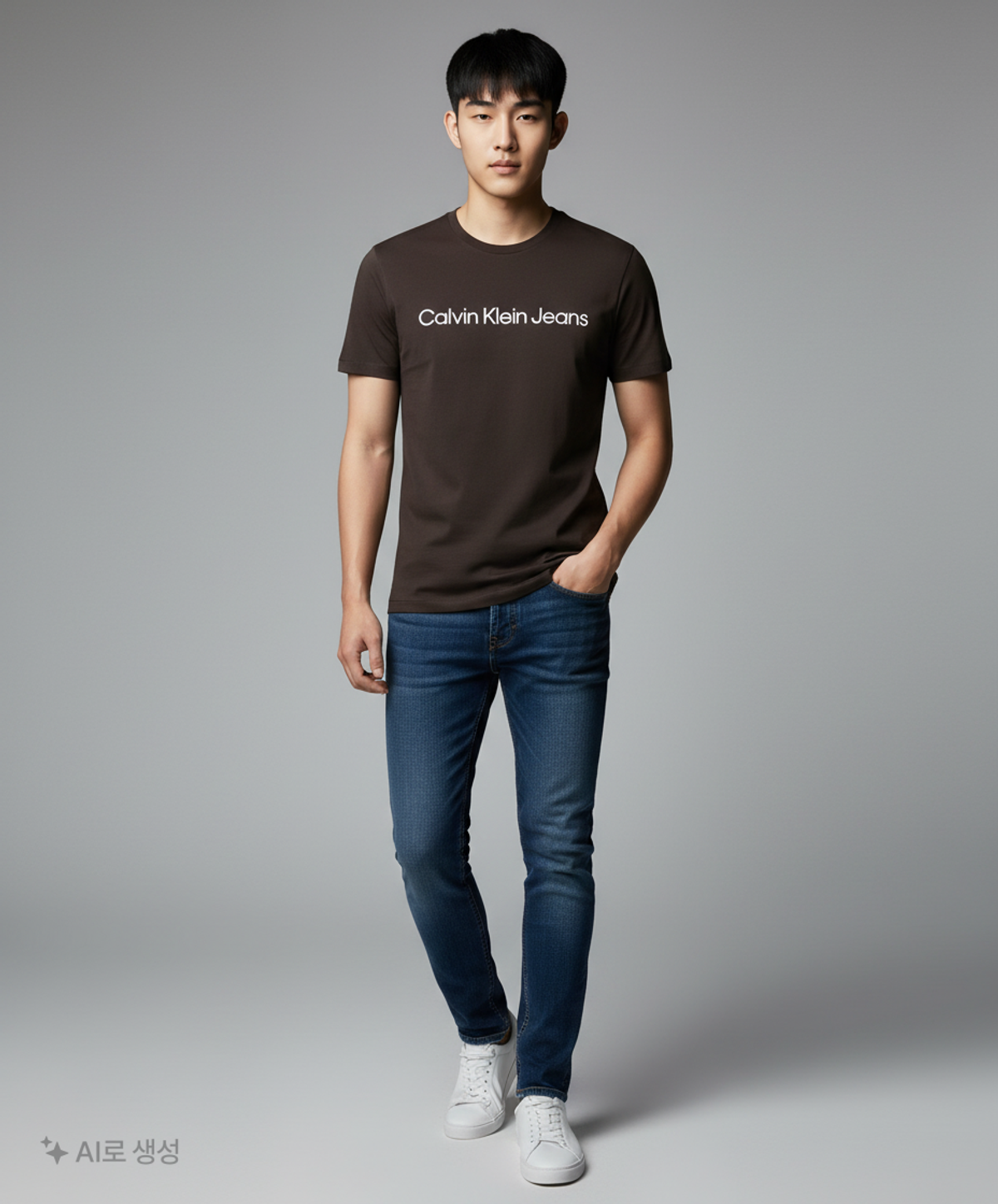 캘빈클라인 진(CALVIN KLEIN JEANS) 반소매 티셔츠 L