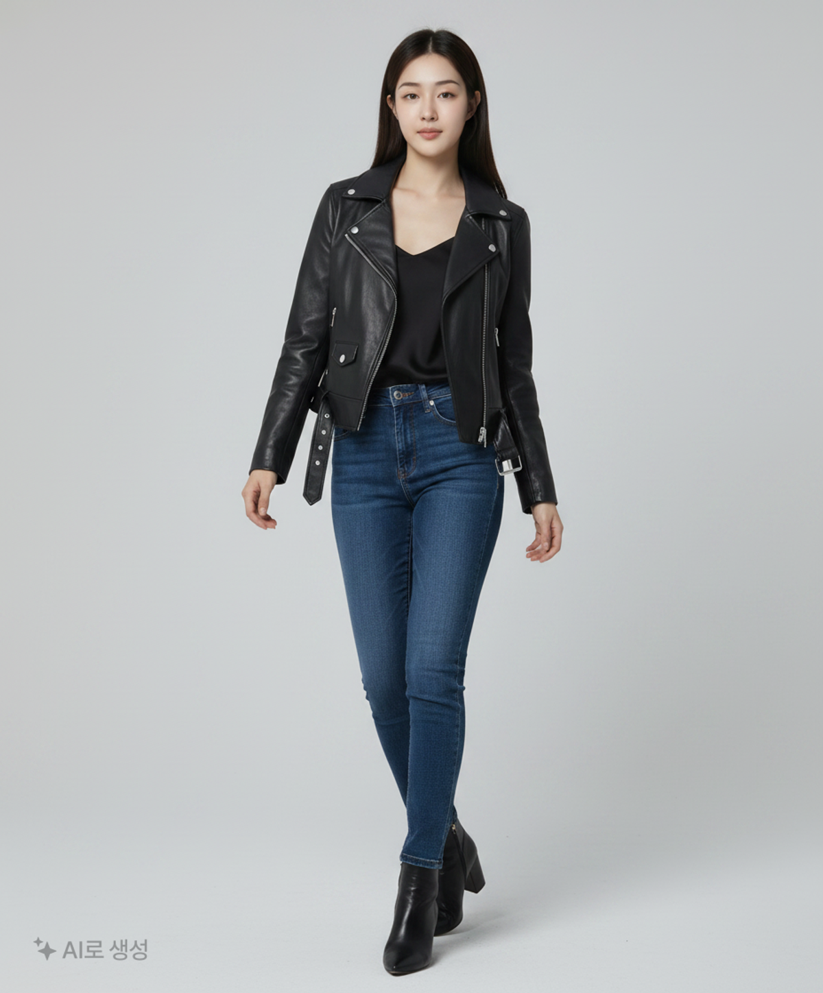 무신사 스탠다드(MUSINSA STANDARD) 레더/라이더스 재킷 S