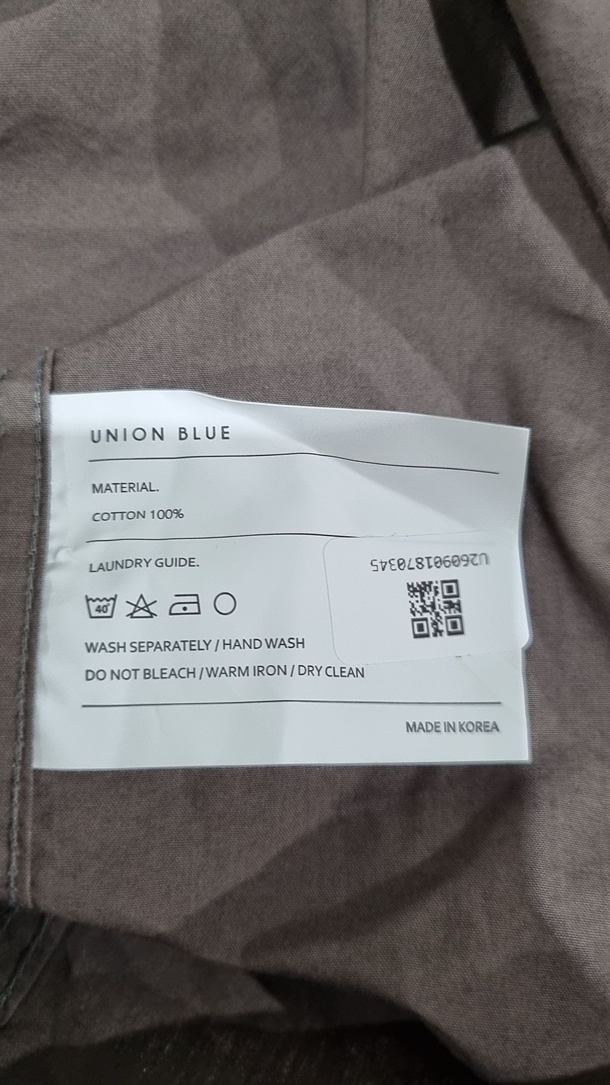 유니온블루(UNION BLUE) 캐주얼 셔츠 L