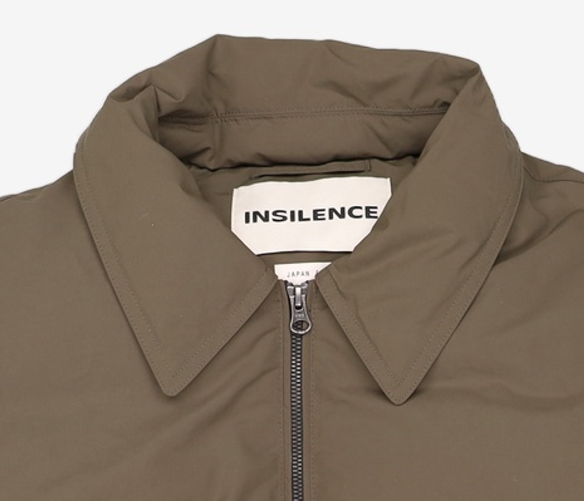 인사일런스(INSILENCE) 칼라 플라이트 다운 푸퍼 KHAKI M
