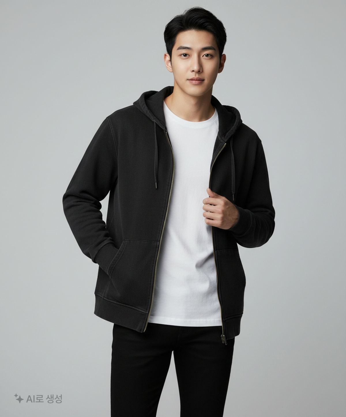 퍼스널팩(Personal Pack) 후드 집업 M