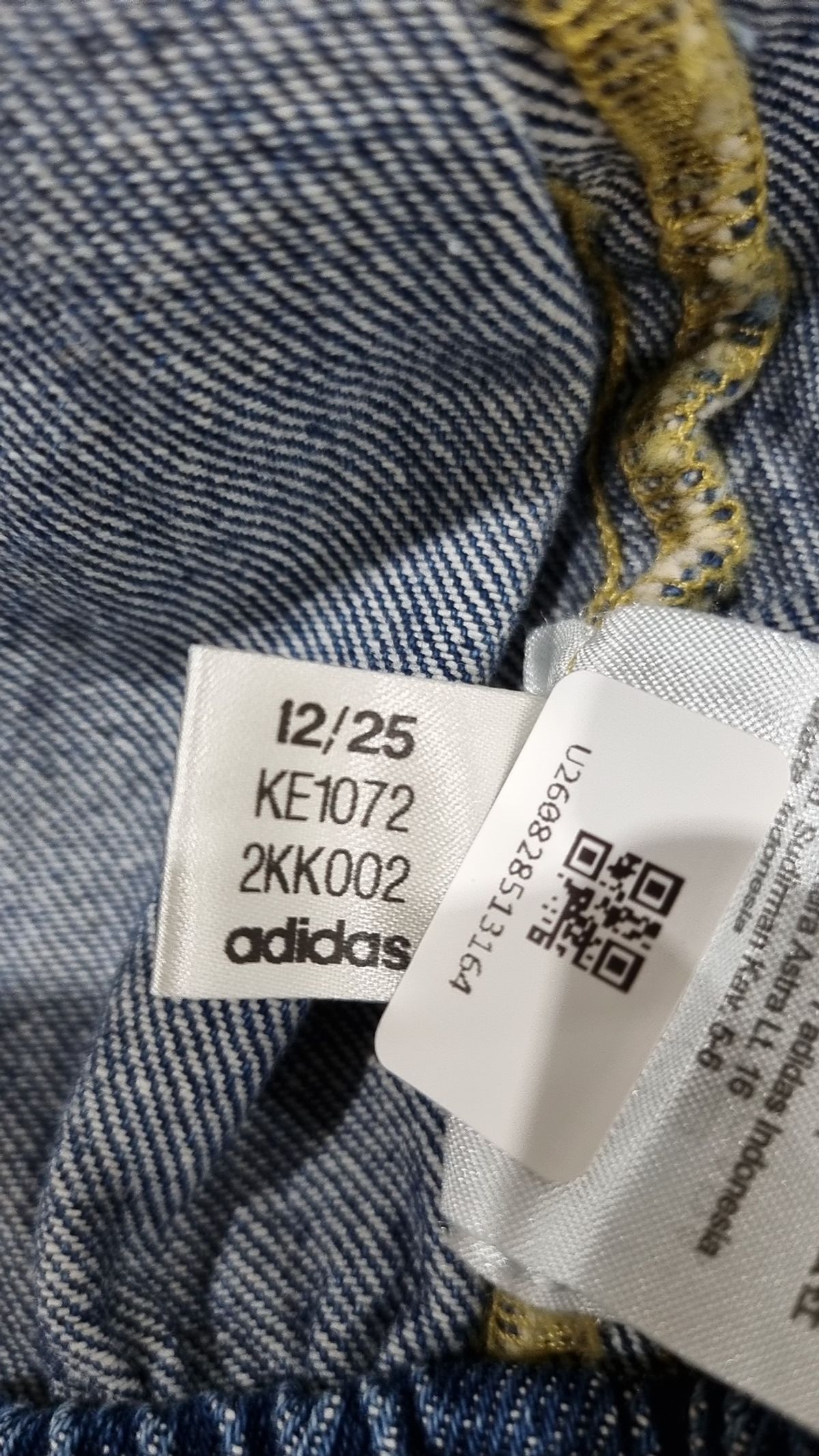아디다스(ADIDAS) 데님 트랙탑 KE1072 L
