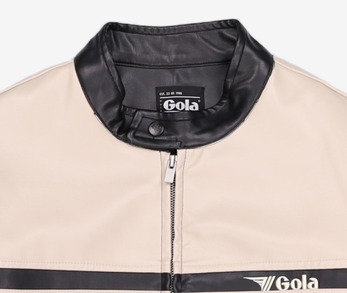 골라(GOLA) LEATHER BIKER JACKET [3 COLOR] M