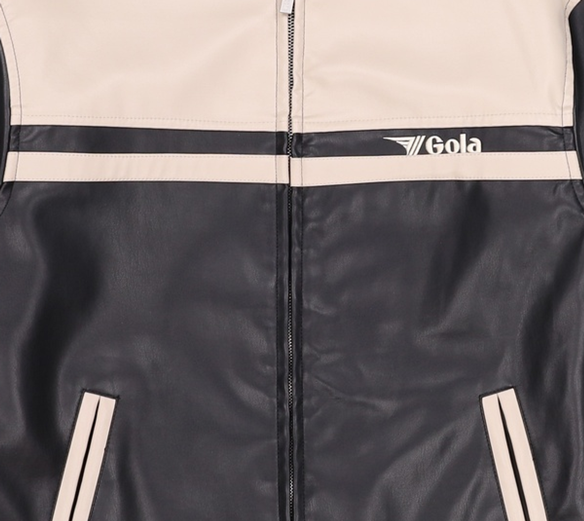 골라(GOLA) LEATHER BIKER JACKET [3 COLOR] M
