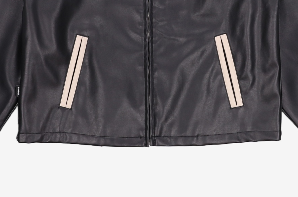 골라(GOLA) LEATHER BIKER JACKET [3 COLOR] M