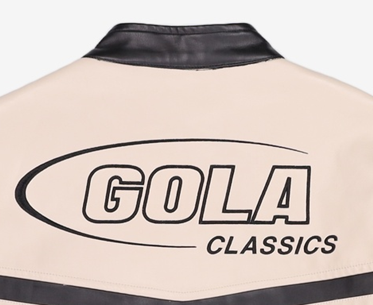 골라(GOLA) LEATHER BIKER JACKET [3 COLOR] M