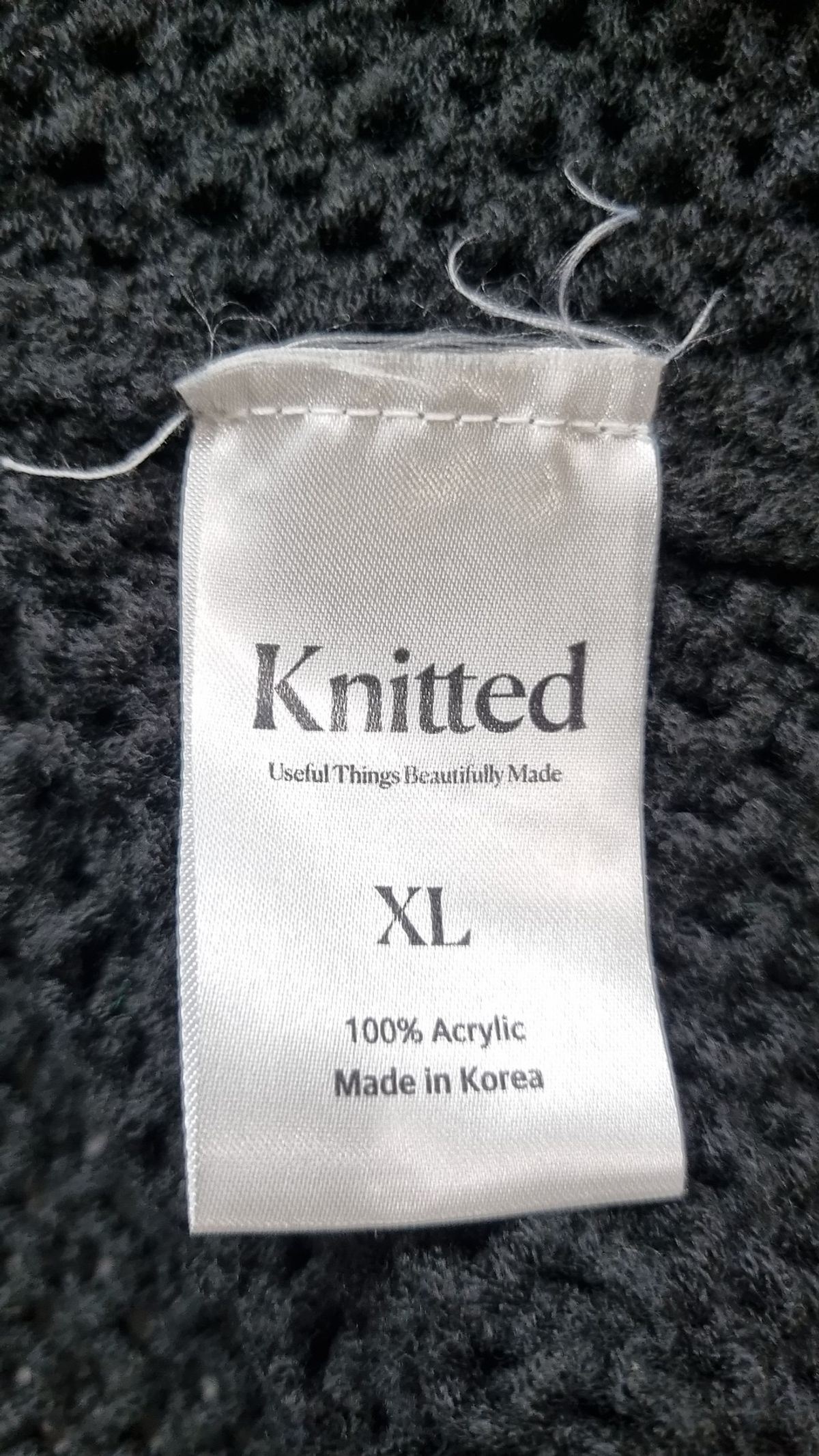 니티드(KNITTED) 베스트 XL