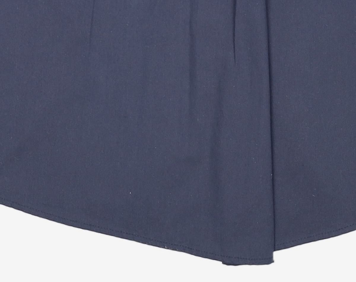 스테이피플(STAYPEOPLE) COTTON MID WRAP SKIRT (NAVY) FREE