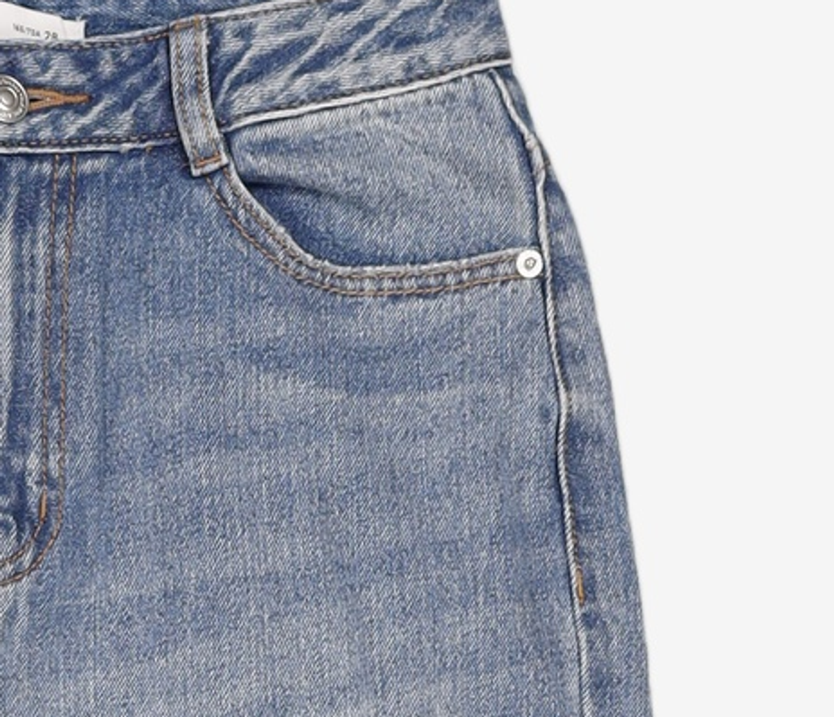 미쏘(MIXXO) 청/데님 팬츠 28