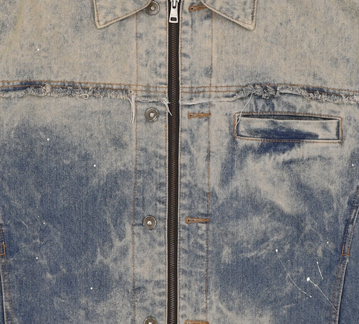 메종미네드(MAISON MINED) BALIN ZIPPER DENIM JACKET BLUE L