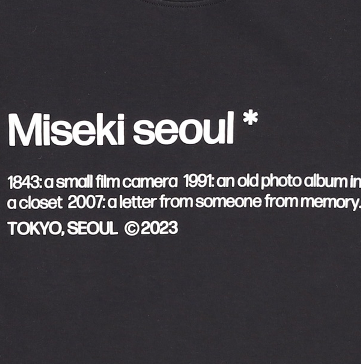 미세키서울(MISEKI SEOUL) 반소매 티셔츠 OS