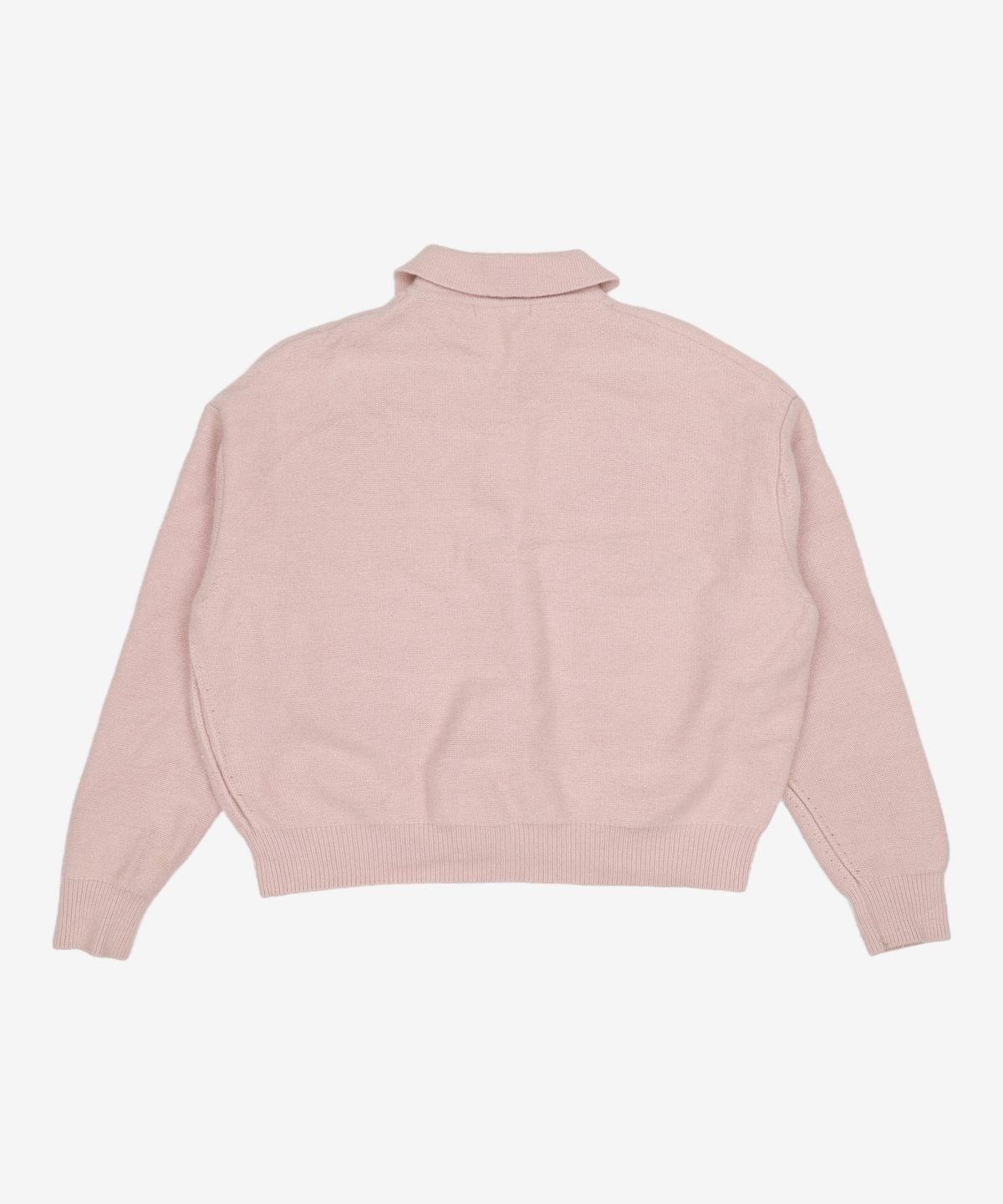 라그랑지(LAGRANGE) WOOL CASH COLLAR KNIT CARDIGAN PALE PINK L