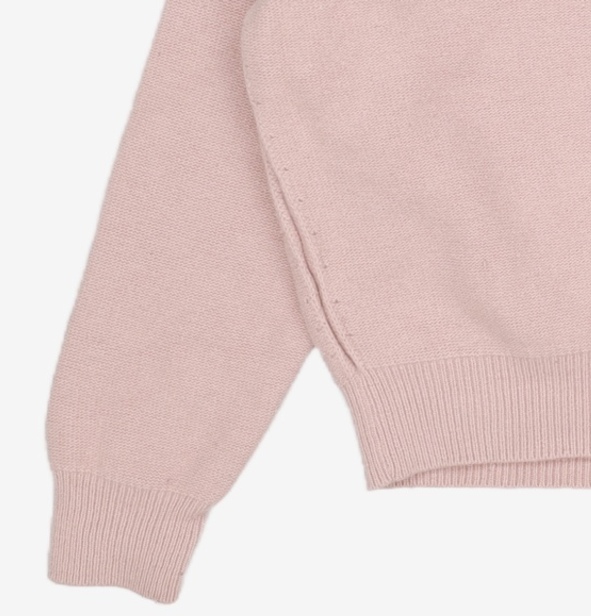 라그랑지(LAGRANGE) WOOL CASH COLLAR KNIT CARDIGAN PALE PINK L